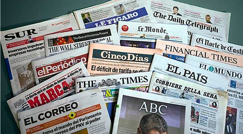 Los diarios nacionales y regionales acusan un descenso en su difusión en 2019