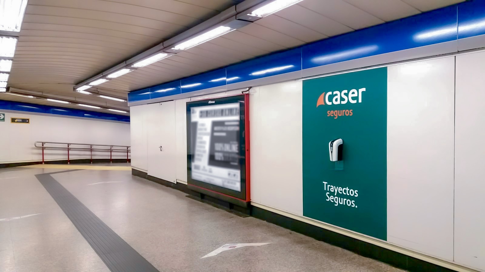 Caser Seguros Se Cuela En El Metro De Madrid Con Sus Trayectos Seguros