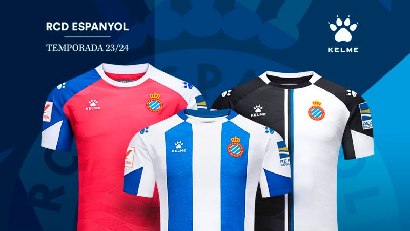 RCD Espanyol nueva equipación con Kelme